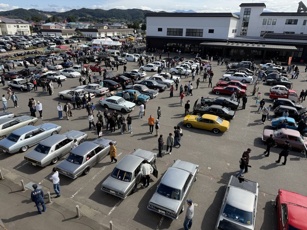展示車両の並び